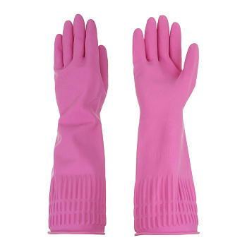 VETTA Перчатки хозяйственные с манжетой 38см, пара 100г, L