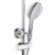 СоюзКран Душевая система со смесителем (кер. картридж 35мм, цинк), верхний душ 1 режим, ручной 3 реж