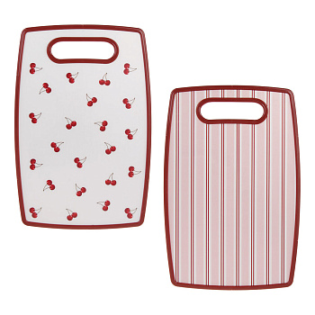 Доска разделочная тм Vetta Черри, 20x30x1,2см, полипропилен, 2 дизайна