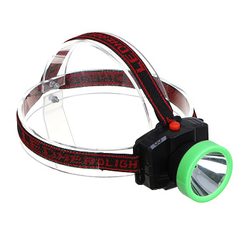 РОКОТ Фонарь налобный, 1 LED, 2 режима, 3хАА, 55х63х70 мм