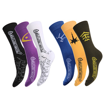 BY Русские Супергерои Носки универс., р.27-29, 85% хлопок, 10% полиэстер, 5% спандекс, разноцветные