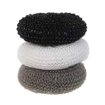 Набор губок для мытья посуды тм VETTA, "Бублик", 3 шт, 18 гр, полипропилен