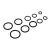 ЕРМАК Набор уплотнительных колец, 100 шт.