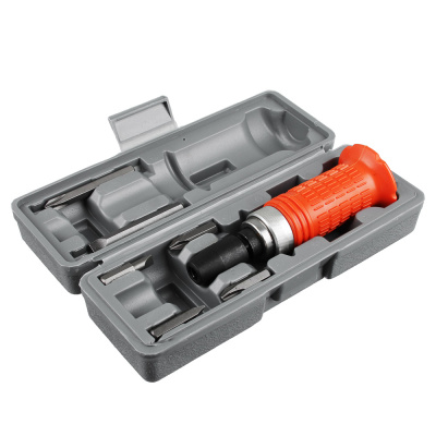 ЕРМАК Отвёртка ударная 160мм с обрезиненной ручкой, 6 насадок, пластик бокс