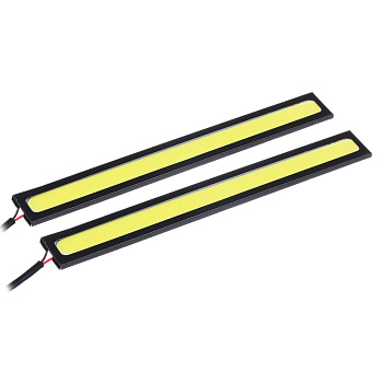 ЕРМАК Дневные ходовые огни, LED 20шт, метал. корп., 142мм, 12V, белый, 2шт.