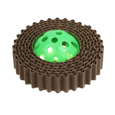 Игрушка для кошек тм VETTA, Сатурн, картон, пластик, 8см