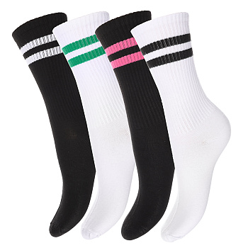 GALANTE Носки женские, р.23-25, 85% хлопок, 10% полиэстер, 5% спандекс, разноцветные, #1