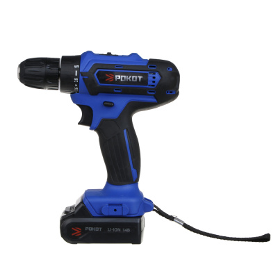 РОКОТ Дрель-шуруповерт аккум. ДША-14в, 0-550-1550 об/мин, 1,3 Li-on (1), 28 н*м