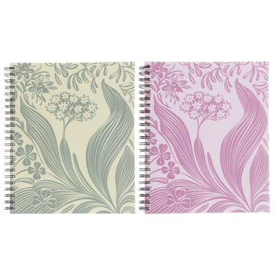 Тетрадь 96 л. "Botanica" А5, в клетку, пластиковая обложка, спираль, в ассортим.