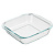 SATOSHI Форма для запекания жаропрочная квадратная, с ручками, стекло, 21,3x18,9x5см, 1,1л