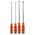 ЕРМАК Набор усиленных отверток 4шт SL 6*250; 8*250/ PH2*250;PH3*250