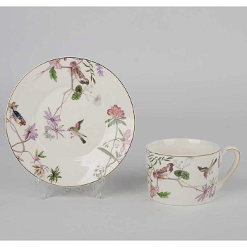 Набор чайный 4 пр., 250мл, MILLIMI, Райский сад, фарфор