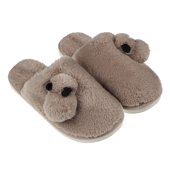 Обувь домашняя кролик, размер 40-41, цвет бежевый, #7