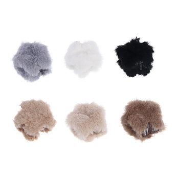 Краб для волос, тм ЮНИLOOK, 4,5см, полистирол, иск. мех, 6 цветов, #8