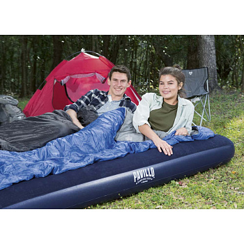 BESTWAY Матрас надувной широкий двуспальный (QUEEN), 203х152х22см, до 300кг, 67003