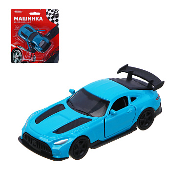 ИГРОЛЕНД Машинка, инерция, 1:64, откр. двери, металл, ABS, PS, PP, TPR, 11,2х13,2х2,5 см, 8 диз.