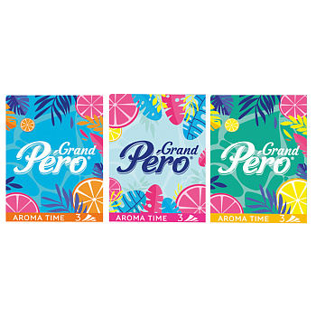 Платочки бумажные Grand Pero aroma, 3 слоя, 7шт