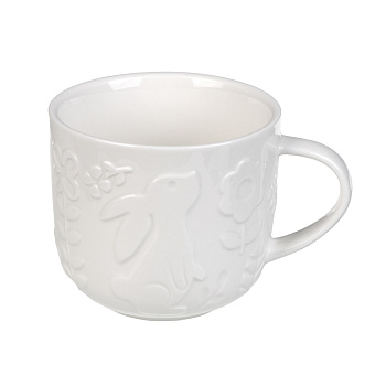 Кружка тм MILLIMI Зайчик 415мл мл, фарфор