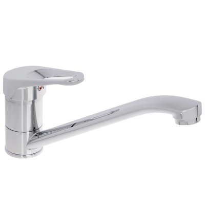 СоюзКран Смеситель для кухни, низкий излив 25см, керам. картридж 35мм, хром, цинк, SK01-I103