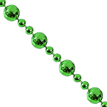 СНОУ БУМ Бусы декоративные 0,8x270 см, зеленый, 26-664