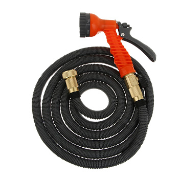 INBLOOM Шланг растягивающийся, 7.5м, латекс, полиэстер, латунь