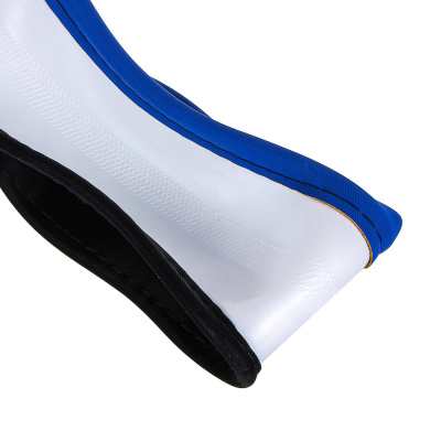 ЕРМАК Оплетка руля, со вставками «синий», черный, размер М, полиуретан(PU)