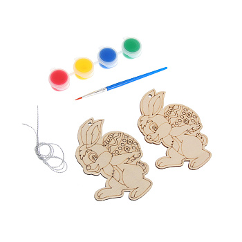 Набор для творчества с красками тм LADECOR "Кролик", 8x2x11 см