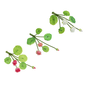 Украшение плавающее для пруда "Лотос" тм INBLOOM, 26 см, пластик, ткань