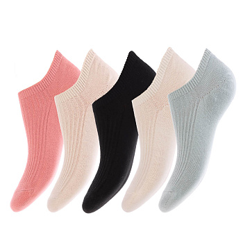 Носки-подследники лапша, тм Turkan, р. 36-41, 90%хлопок, 8% п/а, 2%лайкра,цвета в ас-те, AZ1230