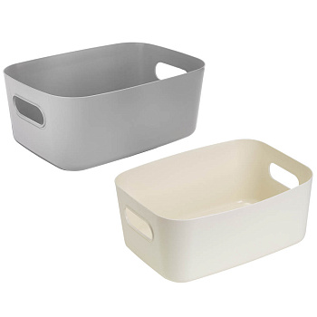 Контейнер для хранения 240х171х101мм полипропилен цвет белый