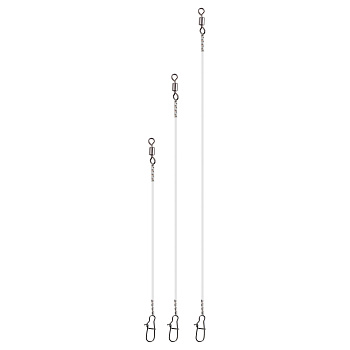 Набор поводков из флюорокарбона тм AZOR FISHING, 3шт, 5 видов