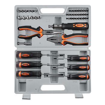 ЕРМАК Набор инструментов универсальный RR 45пр