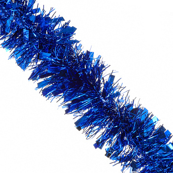 СНОУ БУМ Мишура 10x200см, ПЭТ, синяя, 26-330