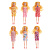 ИГРОЛЕНД Кукла в платье, 29 см, PP, PVC, 10,5х4х35,5 см, 6 дизайнов