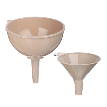 Набор воронок 2шт, d8см + d12см, пластик