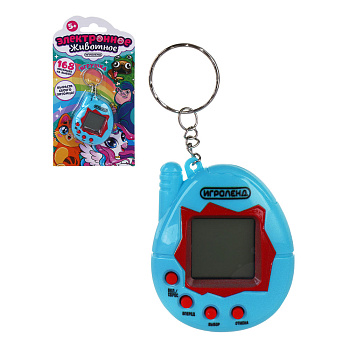 ИГРОЛЕНД Игрушка "Электронное животное", 2AG13, пластик, 4,8х6см, 4 цвета