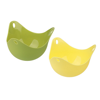 VETTA Набор форм для яиц пашот 2шт 9х6см, силикон, 2 цвета