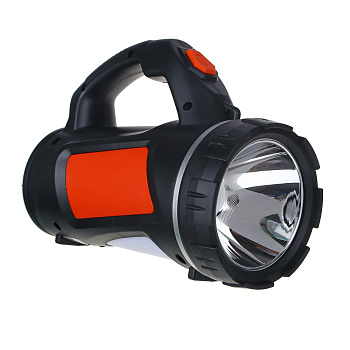 Фонарь прожектор тм ЕРМАК, SS-5805, 1 LED, 1 СОВ, 3 Вт, 17х11см, 4 режима, 1000мАч, USB, пластик