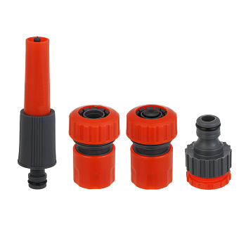 INBLOOM Набор стартовый для подключения шланга d3/4" (коннектор-2шт., штуцер-1шт, наконечник-1шт.) П