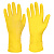Перчатки хозяйственные тм Archdale, жёлтые в инд. упак. р. L