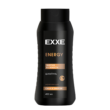 Шампунь для волос мужской EXXE MEN ENERGY Сила и энергия, п/б, 400 мл
