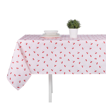 Скатерть текстильная тм PROVANCE Черри 140х180см, 100% полиэстер