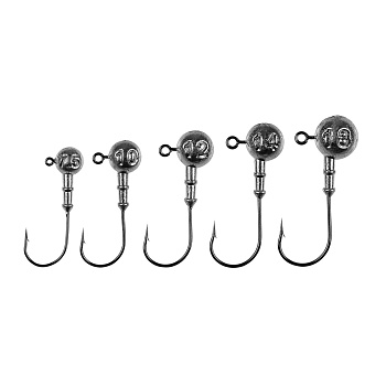 Набор джиг-головок "Шар" тм AZOR FISHING, 3 шт, 7,5г, 10г, 12г, 14г, 18г, 5 видов