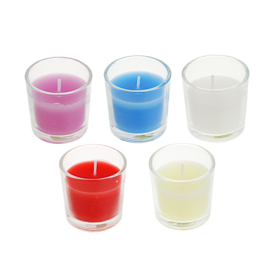 LADECOR Свеча ароматическая в стеклянном подсвечнике, в подарочной коробке, 4,5x4,5 см, 6 видов.