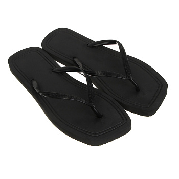 Сланцы пляжные, размер 38-39, ЭВА, черные, #1