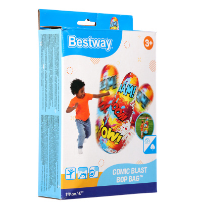 Надувная неваляшка тм BESTWAY "COMIC BLAST BOP BAG", 119см, от 3 лет, 52630