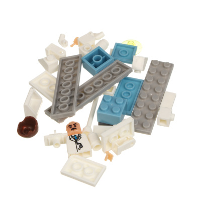 Конструктор "Городская больница" 6 в 1, в банке, ABS, тм ИГРОЛЕНД