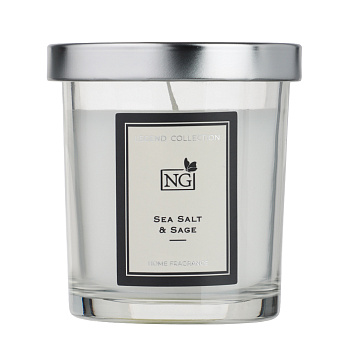 NEW GALAXY Свеча ароматизированная LEGEND COLLECTION, 88 гр, Sea Salt & Sage