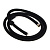 RAIN Шланг для душа, 150см, 1/2"(Имп)-1/2"(Имп), сталь, латунь, EPDM, антитвист, черный