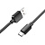 Кабель для зарядки USB(A)-Type C hoco. модель X96 Hyper, 27Вт, 1 м, черный